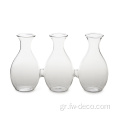Clear Glass Bud Conferned Vase για διακόσμηση στο σπίτι